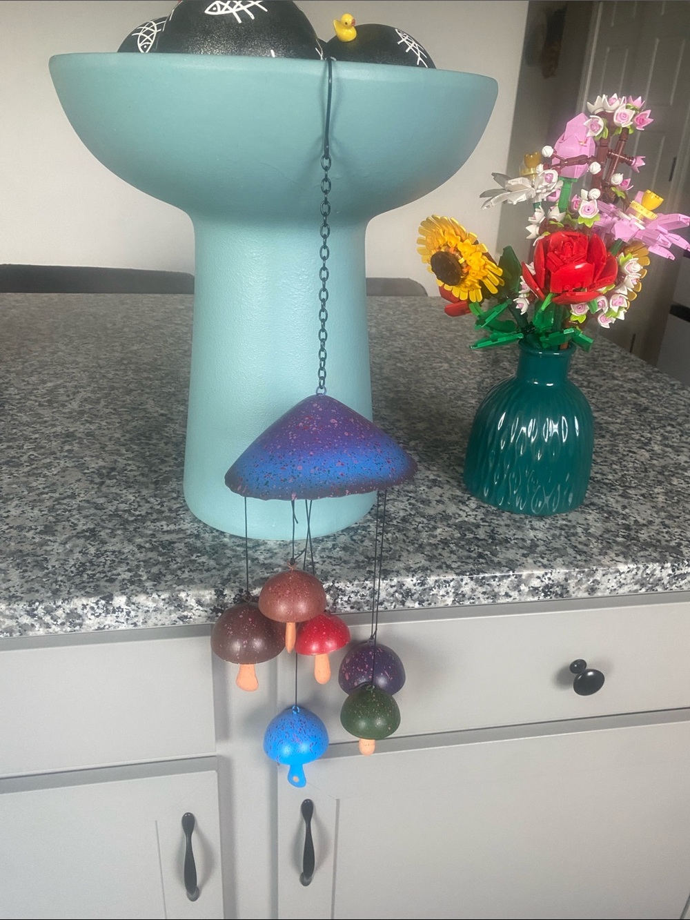 NWOT Mushroom Wind Chime